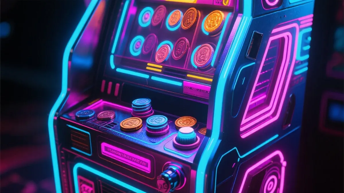 现代老虎机主题视觉图